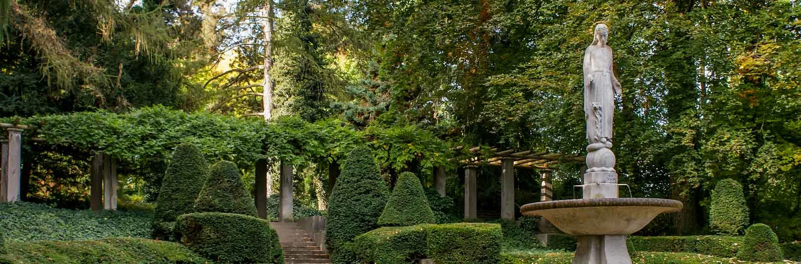 Park, Immakulata, Brunnen